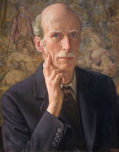 Selvportræt, 1942. af John Bernard Munns