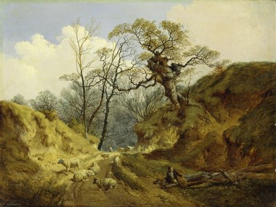 Crown Point, Whitlingham, nær Norwich af John Berney Ladbrooke