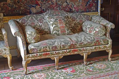En George III Giltwood Humpback soda-bedstead af John Bladwell