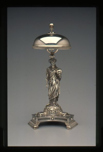 Middagsklokke, ca. 1860-70 (sølv) af John Bogert