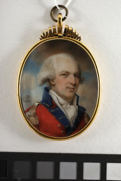 Ukendt officer fra Royal Welsh Fusilliers, 1790 af John Bogle