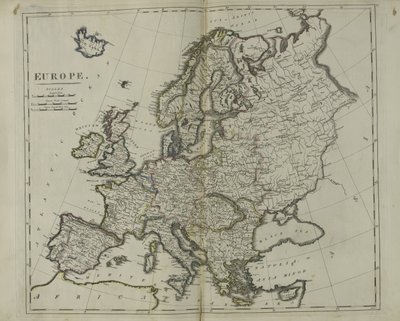 Europa, 1814 af John Bower