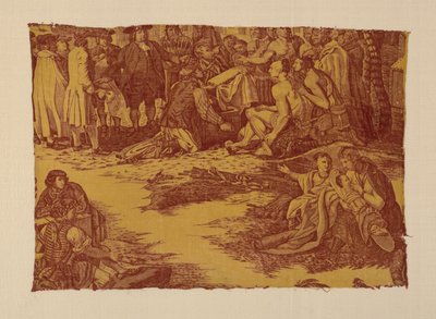 Fragment med titlen "William Penns traktat med indianerne" af John Boydell