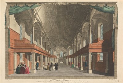 St. Clement Danes af John Boydell