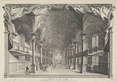 St. Martin-in-the-Fields af John Boydell
