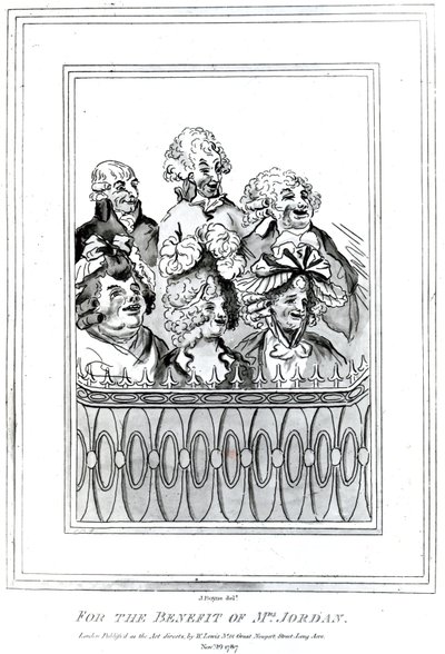 Til fordel for fru Jordan, 1787 (gravering) af John Boyne