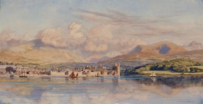 Caernarvon, 1875. af John Brett