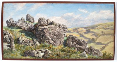 Chagford (En scene med hede) af John Brett
