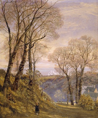 februar på Isle of Wight, 1866 af John Brett
