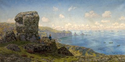 Golden Prospects, St Catherines Well, Lands End, Cornwall, 1881 af John Brett