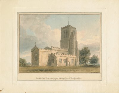 Bedfordshire - Cockayne Hatley Church, 1817 af John Buckler