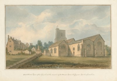 Buckinghamshire - Chenies Church and Remains of the Manor House, 1824 af John Buckler