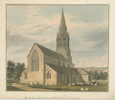Cornwall - Lostwithiel kirke af John Buckler