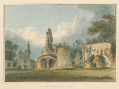 Dorset - Sherborne - Ruins of Castle, 1802 af John Buckler