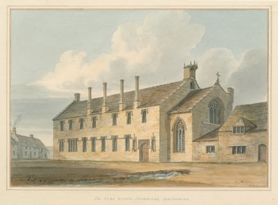 Dorset - Sherborne - The Alms House, 1802 af John Buckler