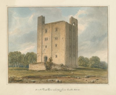 Essex - Hedingham Castle af John Buckler