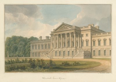 Essex - Wanstead House, 1822dani af John Buckler