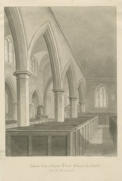 Lichfield - Interiør af St. Chad