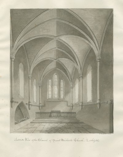 Lichfield - Interiør af St. Michael