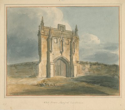 Lincolnshire - Stamford - White Friars, 1802 af John Buckler