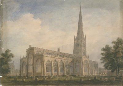 Nottinghamshire - Newark Church, 1809dani af John Buckler