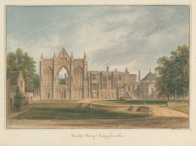 Nottinghamshire - Newsted Priory, 1826 af John Buckler