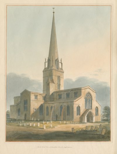 Oxfordshire - Bampton Church, 1802 af John Buckler