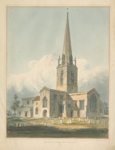 Oxfordshire - Bampton Church, 1802 af John Buckler