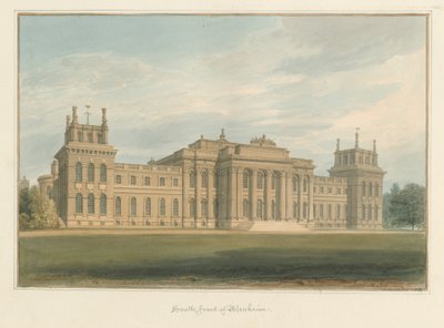 Oxfordshire - Blenheim [Palace], 1812 af John Buckler
