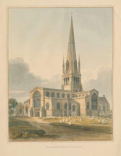 Oxfordshire - Witney Church af John Buckler