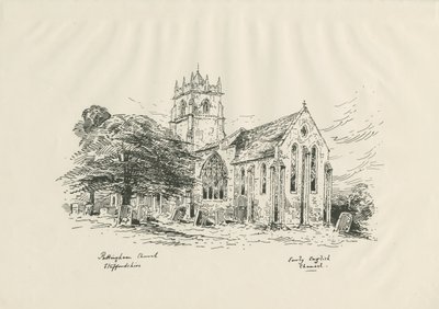 Pattingham Church: ?zincograph, nd [?19th cent] (tryk) af John Buckler