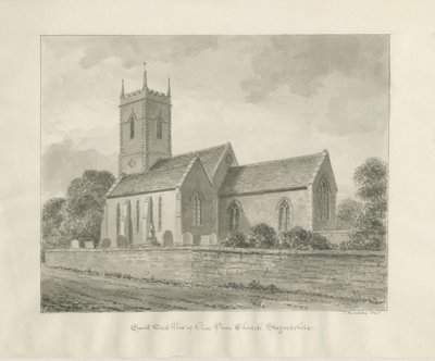 Penn Church: sepia tegning af John Buckler