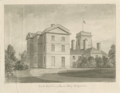 Ranton Abbey [Priory]: sepia drawing, 1842dani af John Buckler