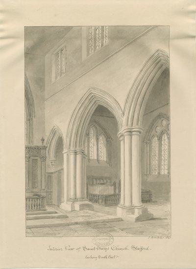 Stafford - Interiør af St. Mary