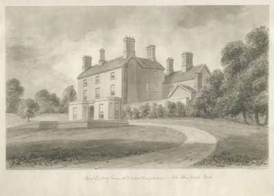 Standon - præstegård for pastor Joseph Salt: sepia-tegning af John Buckler