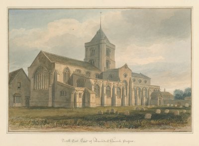 Sussex - Arundel Church, 1804 af John Buckler