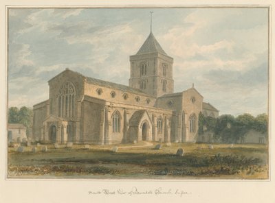 Sussex - Arundel Church, 1804 af John Buckler