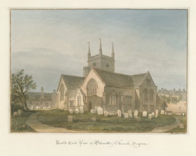 Sussex - Petworth Church, 1825dani af John Buckler