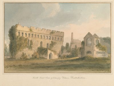 Wales - Pembrokeshire - Llanfey Palace, 1815dani af John Buckler
