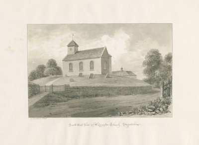 Wigginton Church: sepia tegning, 1848 af John Buckler