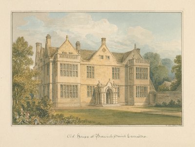 Wiltshire - Berwick Saint Leonardo - Old House, 1814dani af John Buckler