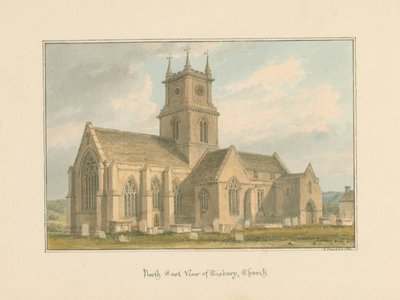 Wiltshire - Tisbury Church, 1804 af John Buckler