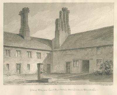 Worcestershire - Droitwich - Staynors Court: sepia drawing, 1833dani af John Buckler