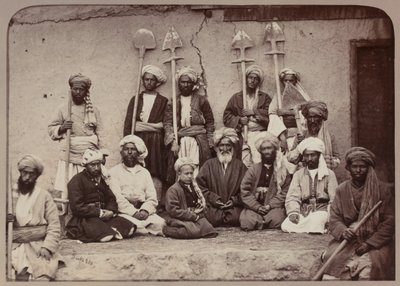Landejere og arbejdere i Kabul, 1879 af John Burke