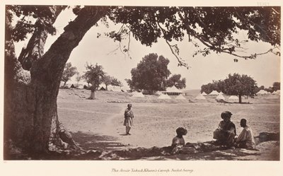 Amir Yakub Khans lejr Safed Sang, 1879 af John Burke