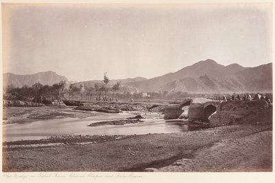 Den gamle bro over Kabul-floden af John Burke