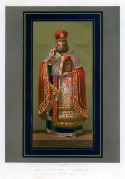 Vægbillede i mosaik, 1800-tallet. af John Burley Waring