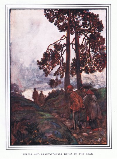 Feeble og LÆS y for at stoppe bringer bagenden op af John Byam Liston Shaw