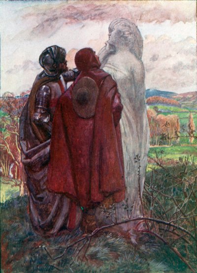 Lots kone (farvelitografi) af John Byam Liston Shaw