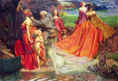 Nu er Pilgrimsårsmessen efterårets opladning af John Byam Liston Shaw